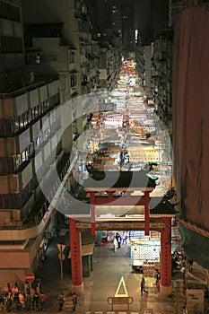 The Temple Street night market, Hong Kong 4 Nov 2012