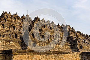 Templo de Borobudur durante el dÃÂ­a, Yogyakarta, Java, Indonesia. photo