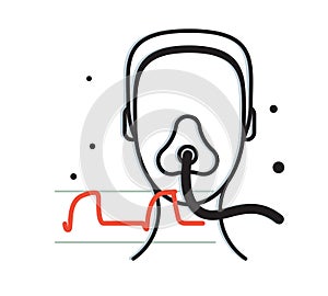 Novel Coronavirus - Non Invasive Ventillation Support - Icon