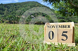 November 05, Country background.