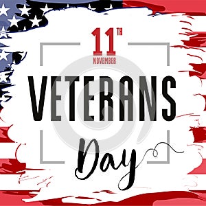 November 11, Veterans day. Honoring all who served