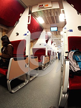 THAILAND air conditioned second class sleeping wagon train