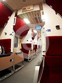 THAILAND air conditioned second class sleeping wagon train