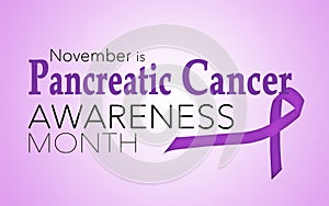 November is pancreatic cancer awareness month