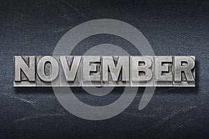 November word den