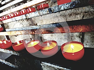 Novena candles