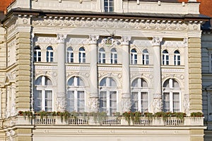 Novi Sad City Hall Facade, Serbia