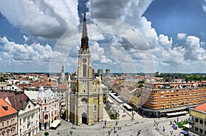 Novi Sad city in Vojvodina, Serbia - Church of the name of Mary