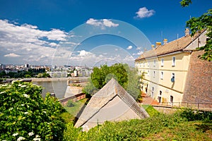 Novi Sad old city and fortress view, Serbia