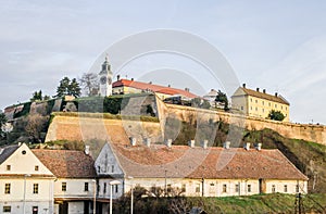 Novi Sad, Serbia - April 05. 2013: Petrovaradin Fortress in the spring period