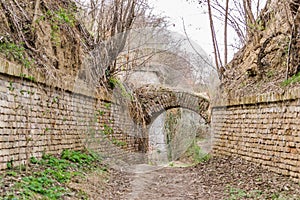 Novi Sad, Serbia - April 05. 2013: Petrovaradin Fortress in the spring period