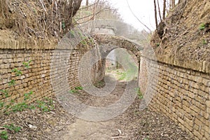 Novi Sad, Serbia - April 05. 2013: Petrovaradin Fortress in the spring period