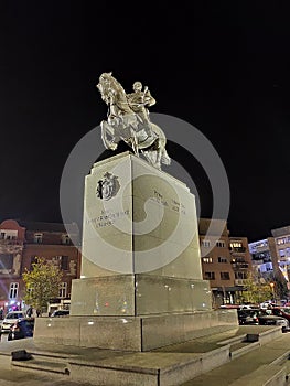 Novi Sad Serbia monument of King Peter I the Liberator