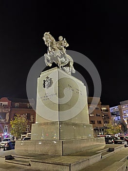 Novi Sad Serbia monument of King Peter I the Liberator photo
