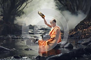 Novice monk