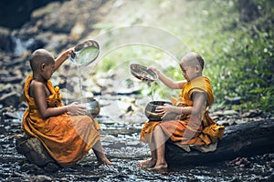 Novice Monk in Thailand