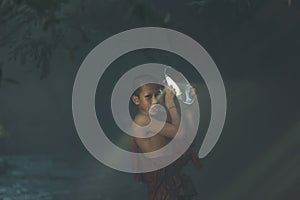 Novice playing with light