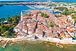 Novigrad Istarski historic coastal town aerial view