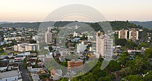 View of the city  Novo Hamburgo from totel swan photo