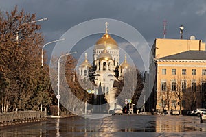 Novocherkassk Holy Ascension Cathedral in wintee