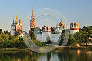 Novodevichy convent in Moscow photo