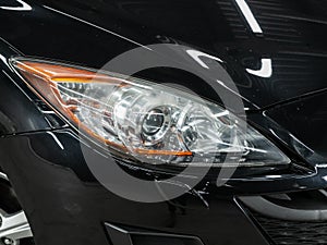 Novosibirsk, Russia -  February  08, 2022:   Mazda 3