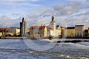 Novotny Lavka and Charles Bridge