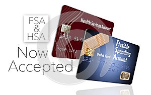 Now accepting HSA and FSA debit cards.