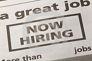Now Hiring