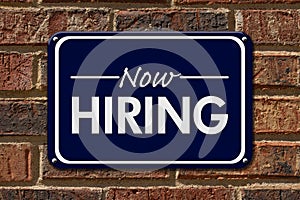 Now Hiring Sign