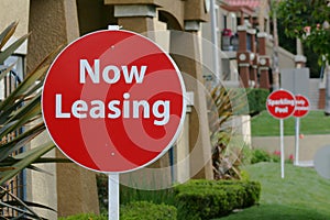 Now Leasing Sign