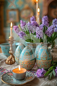 Nowruz, persian new year traditional decorations