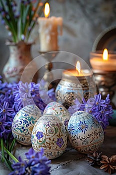 Nowruz, persian new year traditional decorations