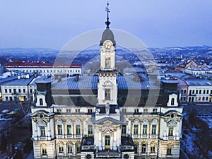 Nowy Sacz city hall at dawn photo