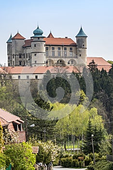 Nowy Wisnicz castle near Cracow in Poland