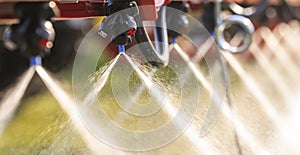 Nozzle of the tractor sprinklers