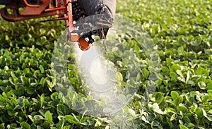 Nozzle of the tractor sprinklers