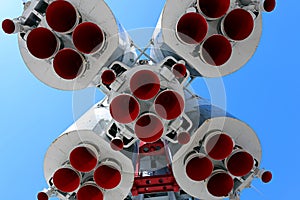 Nozzles of Russian rocket Vostok