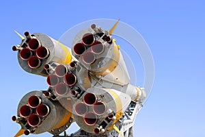 Nozzles of Soyuz Spacecraft