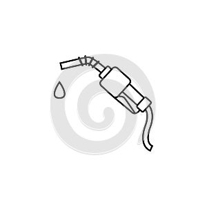 Nozzles thin icon isolated on white background