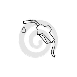 Nozzles thin icon isolated on white background