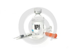 NPH Insulin Vial And Syringe photo