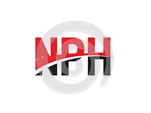 NPH Letter Initial Logo Design Vector Illustration photo