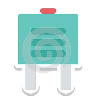 Plug, Power Color Isolated Vector Icon
