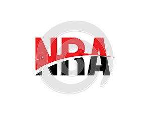 NRA Letter Initial Logo Design Vector Illustration