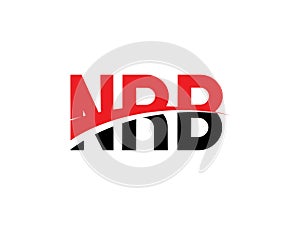 NRB Letter Initial Logo Design Vector Illustration photo