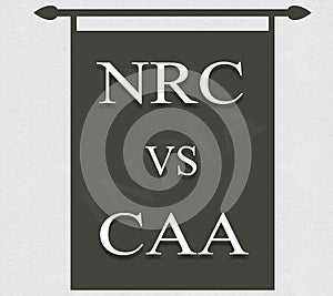 NRC VS CAA showing on black banner.