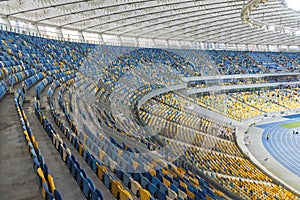 NSC Olympic stadium (NSC Olimpiyskyi) in Kyiv, Ukraine