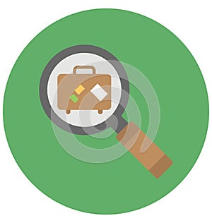 Search portfolio Isolated Vector icon that can be easily modified or edit