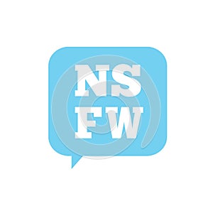 NSFW icon with graphic